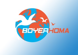logo société boyerhoma tourisme transculturel et commercial france - iran. designed by mtdessin.